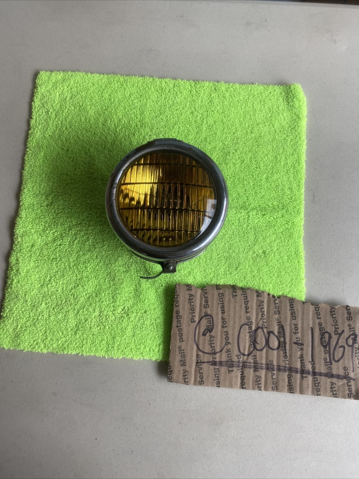 Vintage K-D Lamp CO. 891 Fog Spot Light Rat Rod Harley Panhead Shovelhead Bobber