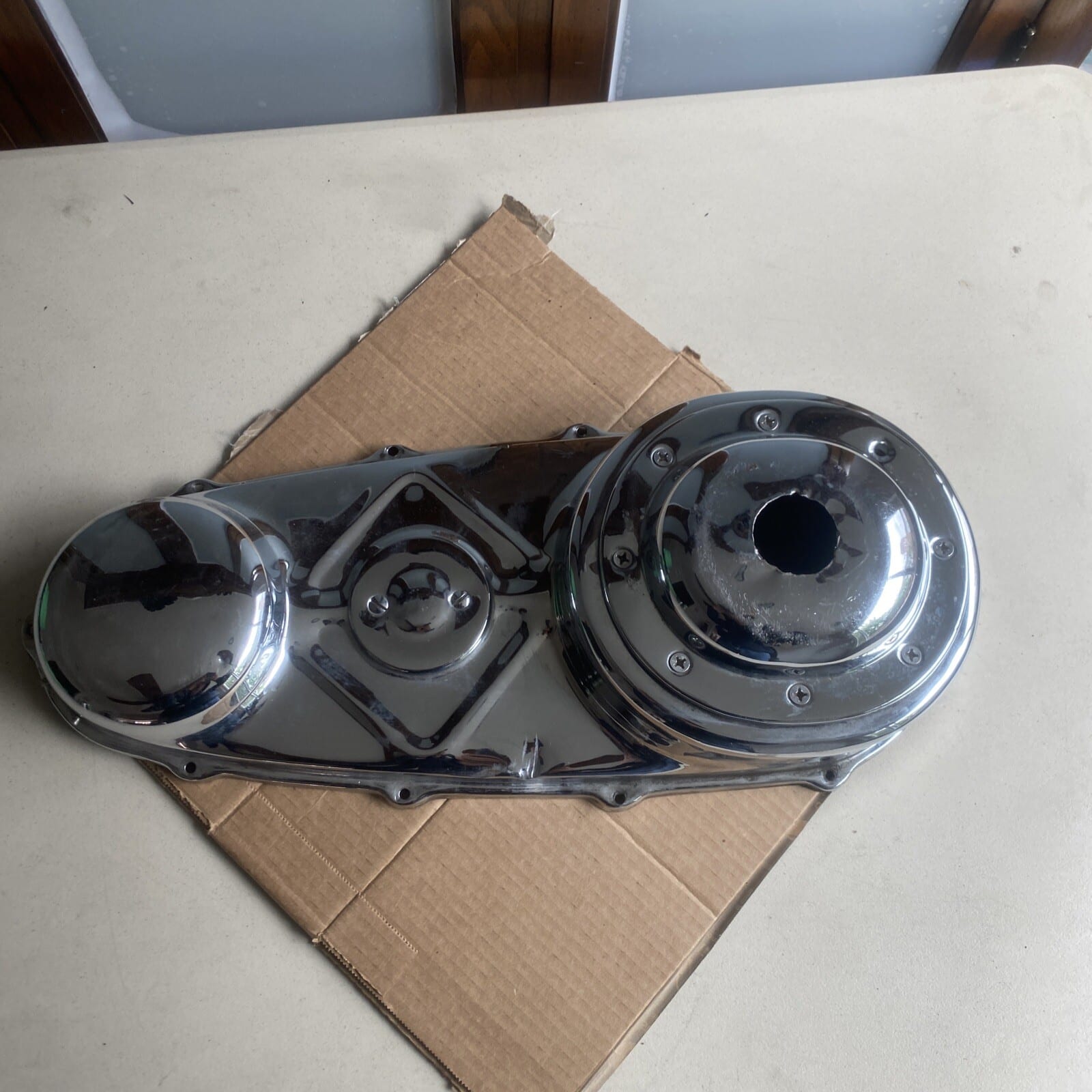 Harley Davidson Panhead Shovelhead Knucklehead Outer Primary Chain Tin Cover