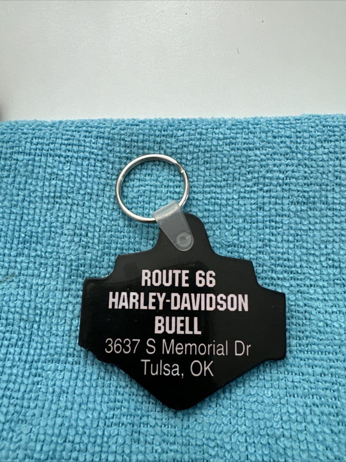 Harley Davidson Motorcycles “Route 66” Oklahoma Key Chain Keychain Tulsa OK