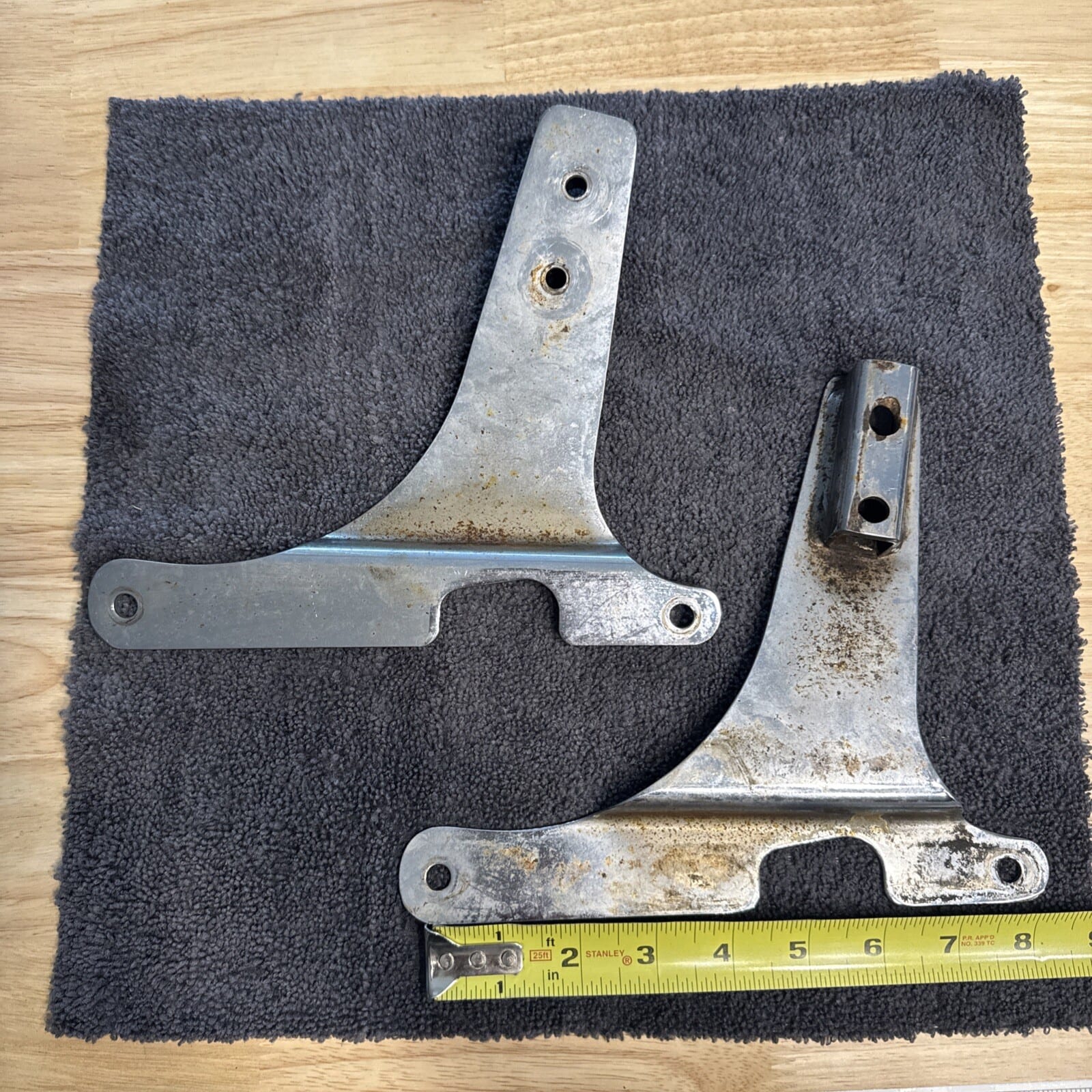 Harley Shovelhead Ironhead softail sissybar backrest side Plate mounts Chopper