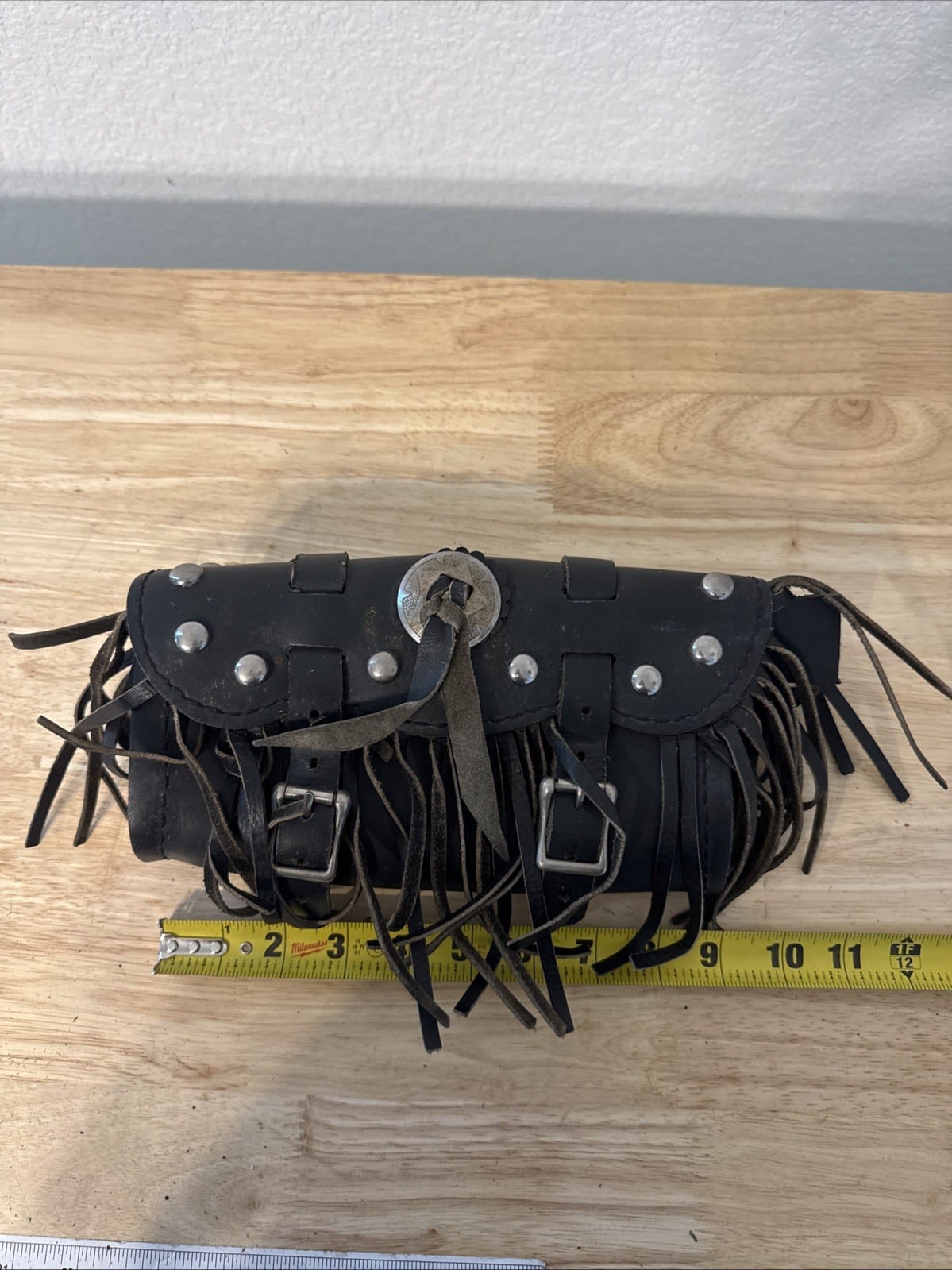 Vintage Harley Tool Bag Roll Panhead Shovelhead Chopper Small