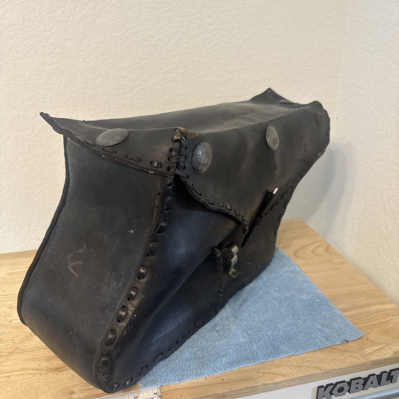 Vintage Harley-Davidson RIGHT SIDE Leather Saddlebag Shovelhead Panhead
