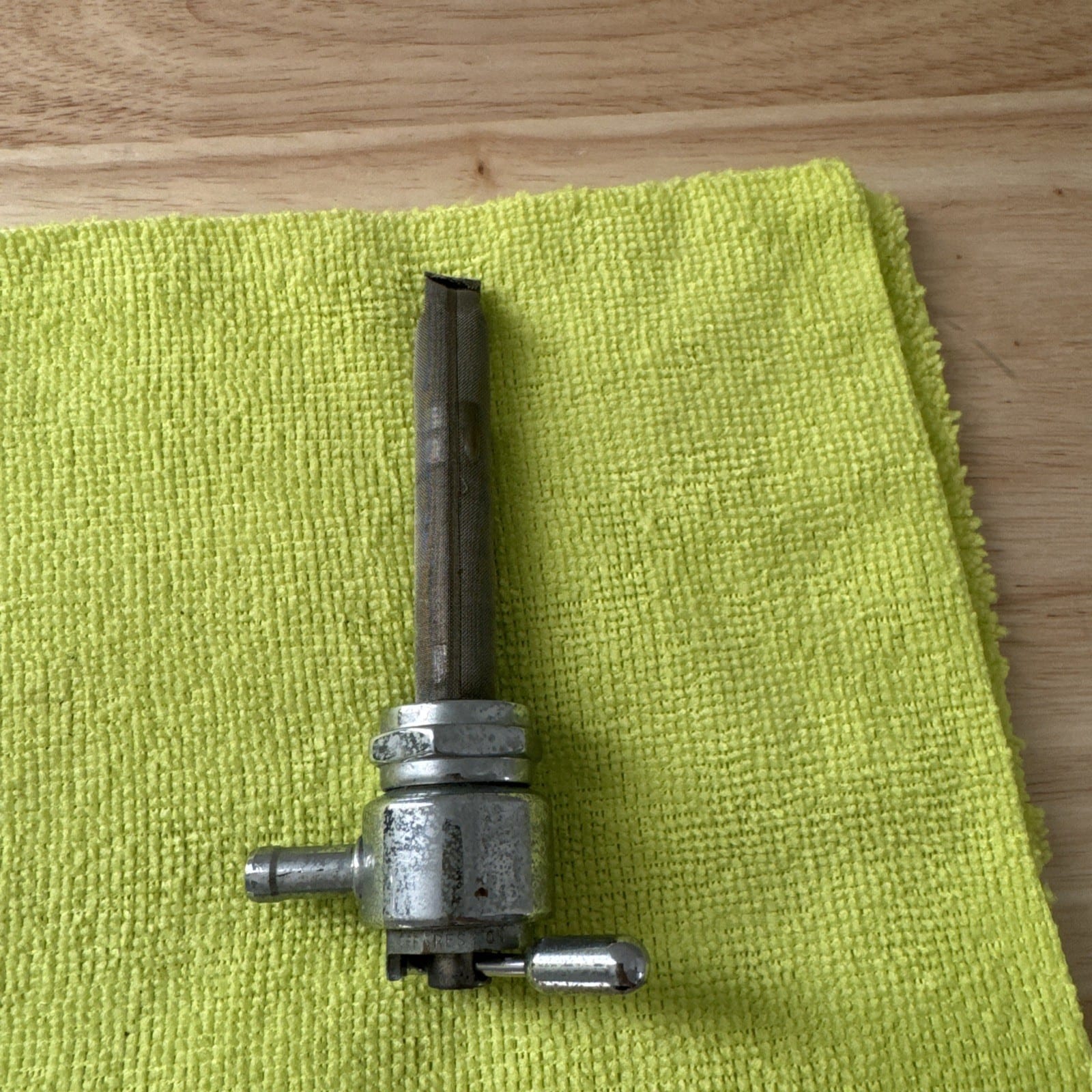 Pingel Chrome Fuel Gas Petrol Tank Petcock Valve Harley Chopper Panhead Shovel