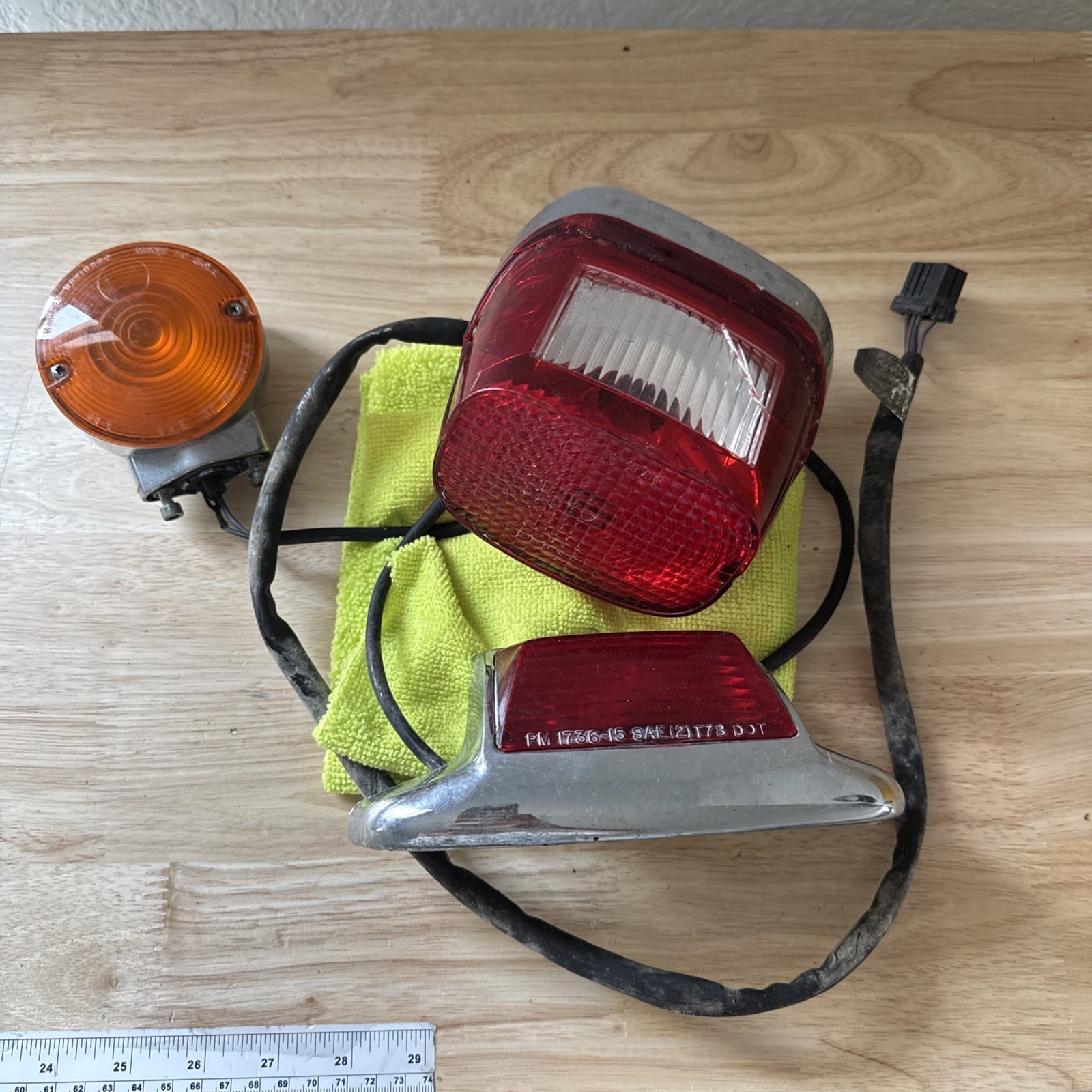 Harley Touring Softail Dyna Rear Brake Tail Light Genuine