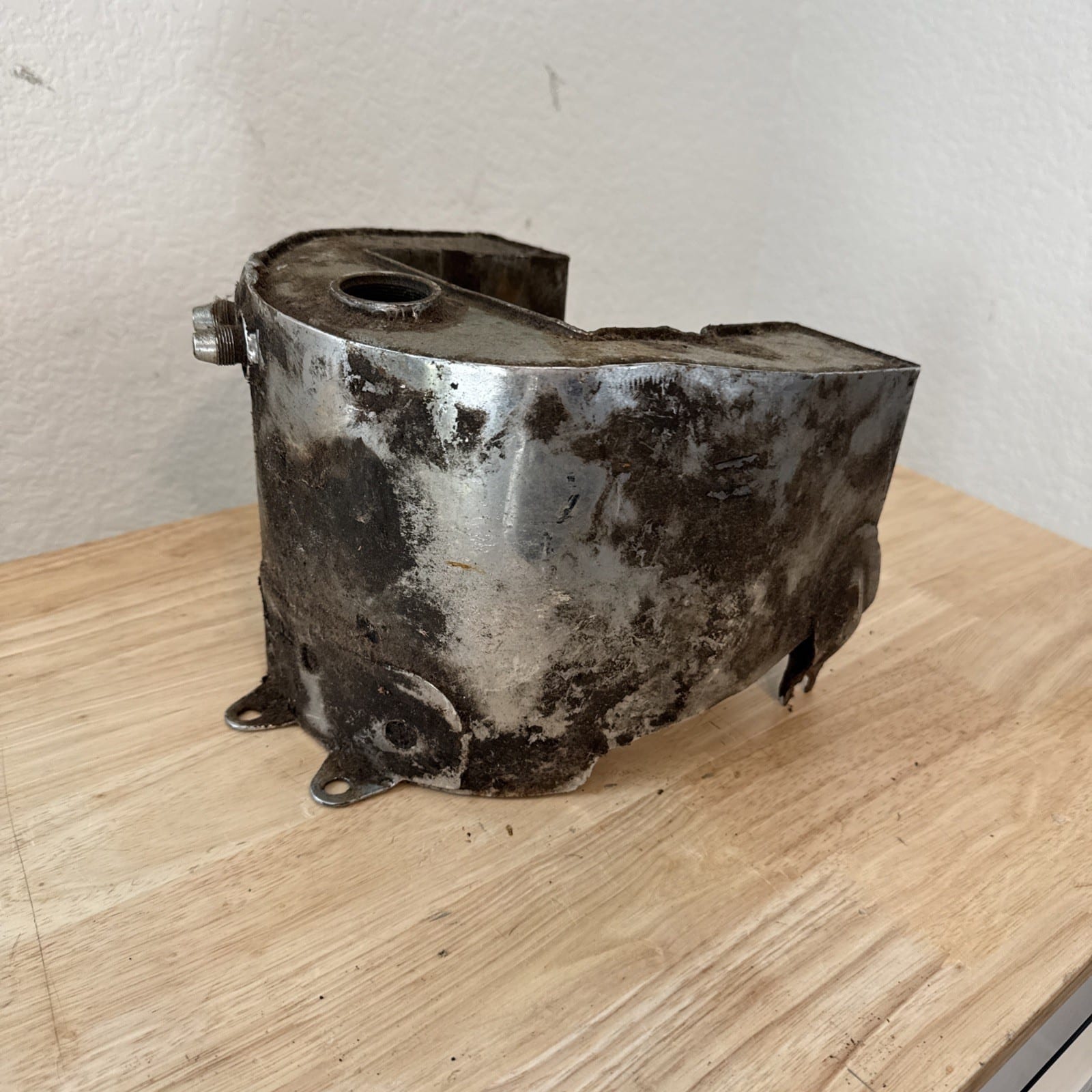 Harley Panhead Oil Tank Vintage Chopper Knucklehead FL EL