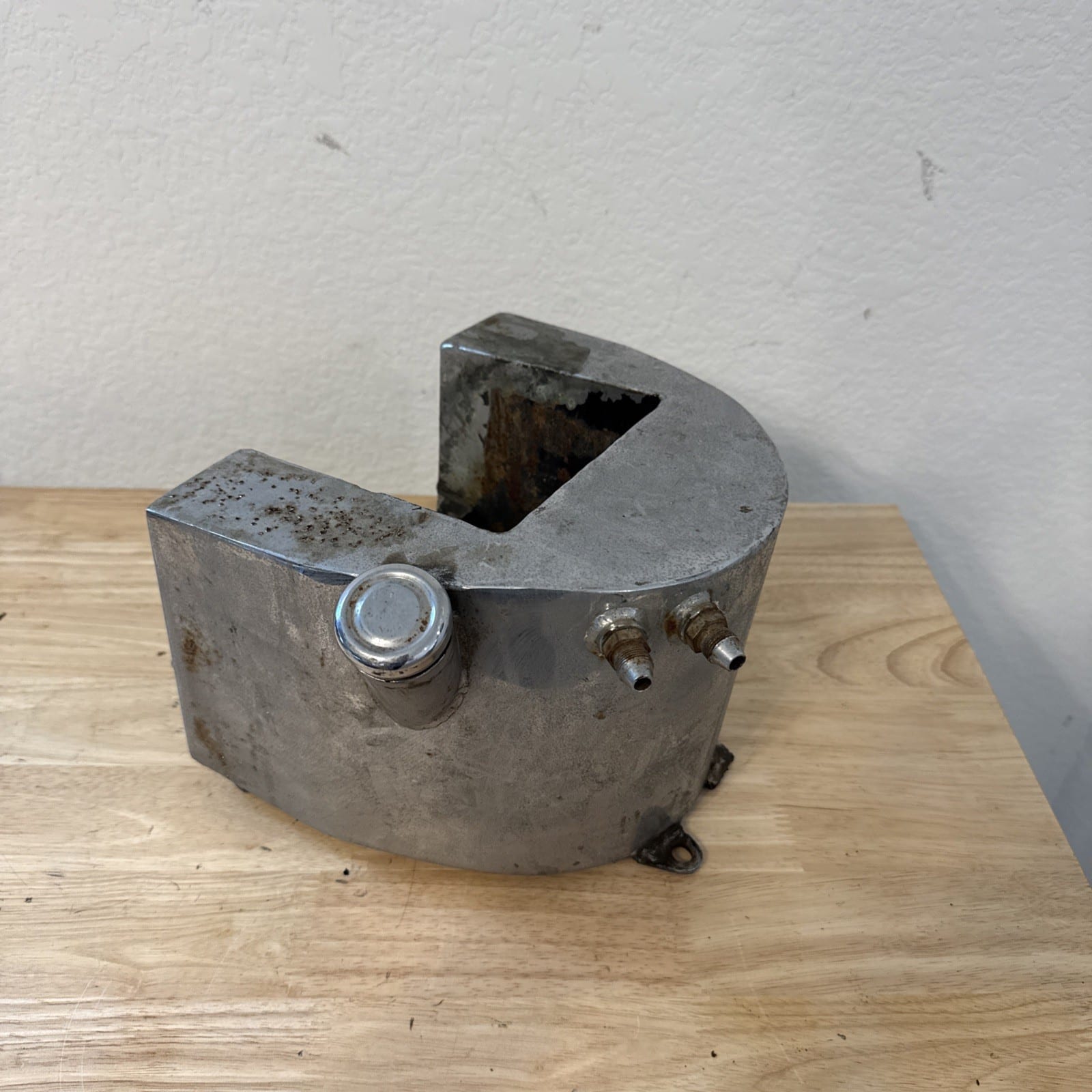 Harley Davidson Shovelhead Panhead Chopper Oil Tank Crusty Tarnished