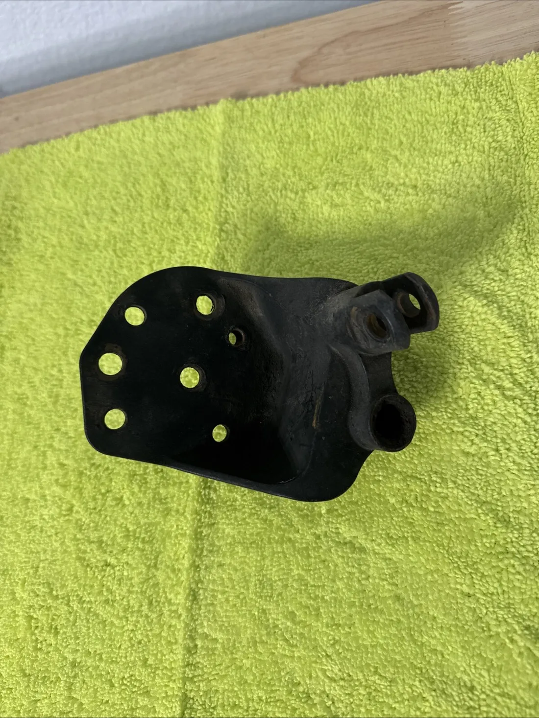 Harley shovelhead LEFT side Shifter forward control bracket mount foot FLH